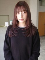 トナリ(tonari)&nbsp;ニュアンスカラー レッドブラウン レイヤー【鹿児島中央駅】