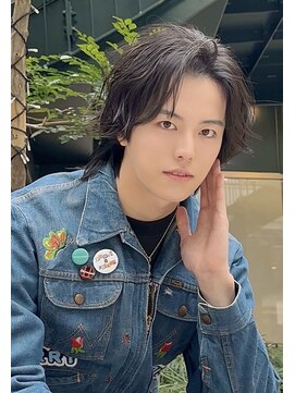 デュー 栄(DEW) 【DEW】ニュアンスパーマ/フェザーパーマ/センターパート