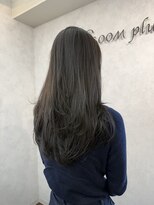 ヘアースペースブルーム プリュス 石橋店(HAIR SPACE BLOOM plus)&nbsp;石橋阪大前/レイヤーカット/ダークグレージュ/酸性ストレート