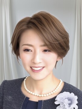 アヴソリューク(Absoluk) 丸みショート　卒業式　入学式　ママさん