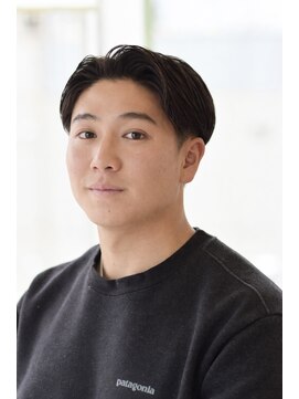 にもう メンズショート/センターパート/ニュアンスパーマ/神戸三宮