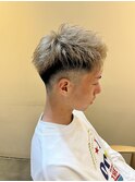 メンズ刈り上げハイトーンショート【佐藤和弥】