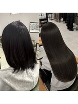 ヘアーアンドビューティーザ エフ(Hair Beauty the F)&nbsp;/地毛風エクステ長さだし/