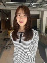 リノバイホヌア(Lino by hoNua.)&nbsp;トレンド！ハッシュカット×髪質改善キャラメルベージュ