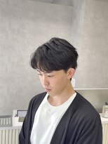 メレ 仙台(Mele) リバースセンターパート/ニュアンスパーマ/ダウンバング/仙台