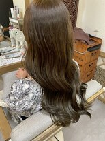 ヘアリゾート粋 ウナム 新宿東口店(enam) 艶髪/透明感アッシュブラウン/レイヤーカット