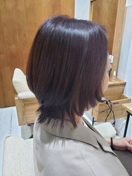 ヘアリゾート粋 リマ 銀座店(lima) ショートレイヤー/ピンクブラウン/透明感カラー