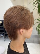 ラ ポルト ドゥ サワ(La Porte de SAWA) フェザーショート×透け感ブラウンベージュ