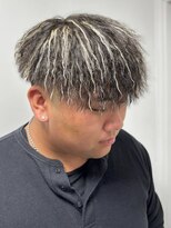 アクロ 本店(ACRO)&nbsp;メンズパーマ/パイルツイスト/ホワイトメッシュ