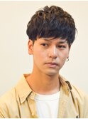 横顔イケメンになれる。ソフトドライなツーブロックマッシュ