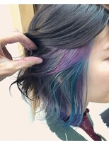 ビヨンドイー(beyond E)&nbsp;イヤリングインナーカラーオーロラユニコーンカラー