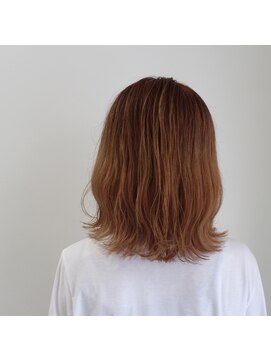 デコヘアーフラッペ(DECO HAIR frappe) ダブルカラーでオレンジを！