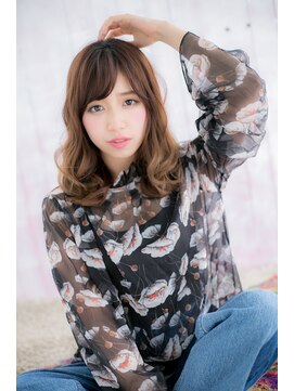 ヘアアンドビューティー ミック(Hair & Beauty miq) 表情豊かな♪毛先カラーグラデーションセミディb