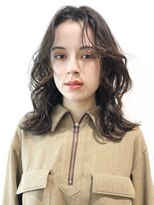 アイティー バイ アルバム 浦和店(IT by ALBUM) ミディアム韓国グランジへア_エアリーミディショートパーマ_8150