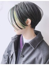 【ハンサムショート×フェイスフレーミング】