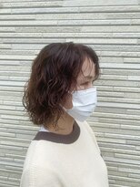 ゼルプレミアムレイクタウン(ZELE)&nbsp;(桑田　興成)　パーマボブ