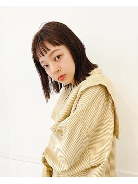 テンバイシオミエイチ(10 by shiomi H) 切りっぱなしボブ×アースカラー/外ハネボブ×ダークアッシュ