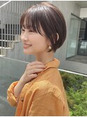 旬髪ショート#ショコラアッシュ#ヘルシースタイル
