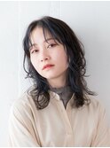 インナーカラーがニクい…!アンニュイレイヤースタイル