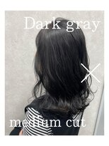 ビューティーサロン ガーデン(beauty salon garden)&nbsp;ブリーチなしダークグレー ☆担当 蒼 ☆