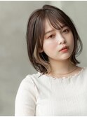 インナーカラー/ミディアム/ボブ/20代30代40代/原宿/表参道