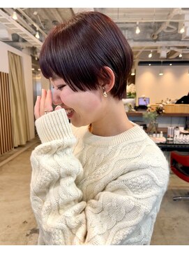 チェスト 神戸本店(CHEST) 【永久ひろ美】暖色カラー×マッシュショート/タッセルボブ