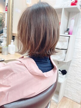 ミッシェル アフロート(michelle afloat) 30代40代50代Cカーブくびれボブぺったり解消アゴライン小顔☆