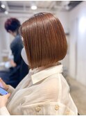 暗髪ロング/大人可愛い/シースルーバング/斜めバング