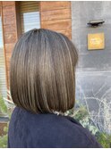 白髪ぼかしハイライト