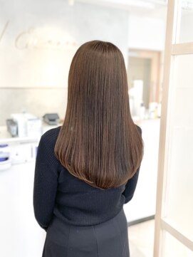 カレンアンドエクラート 大宮(KAREN&ECLART) 髪質改善　艶髪　ストレート　縮毛矯正　暗髪　韓国風　ロング