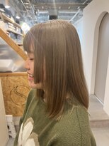 スクリバイタヒエ(SUKURI by tahie)&nbsp;#ミルクティーベージュ　#ハイトーンカラー