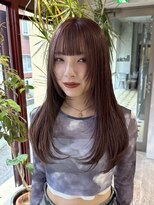 ヲタク(wotaku.) ピンクラベンダーグレージュ透明感カラーくすみカラーレイヤー