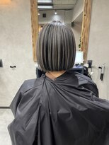 サニー 渋谷(SUNNY)&nbsp;バレイヤージュ、ハイライト、レイヤーロング、グレーベージュ