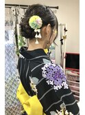 浴衣シニヨン★ルーズアップ