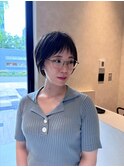 オン眉/アシメ/前髪/ショートヘア【岡村大介】