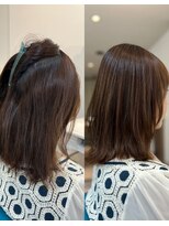 アメイズトーキョー 札幌大通(Amaz! tokyo)&nbsp;小顔ネビージュワンレン/縮毛矯正/髪質改善/ツヤ髪/くせ毛