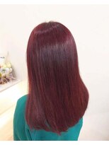 ウイングハーツ 石岡店(WING HEART'S)&nbsp;【暖色カラー×髪質改善】チェリーレッド　ワインレッド