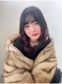 ポイントカラー×レイヤーカット