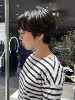 マイル 渋谷(mile)&nbsp;【SATSUKI】センター分けショート/ワンカールパーマ