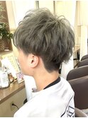 【見附 今町】ブリーチ ダブルカラー シルバーアッシュ