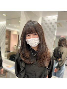 ジーナ 名駅(XENA.) 《Rena》レイヤーカット/姫カットレイヤー