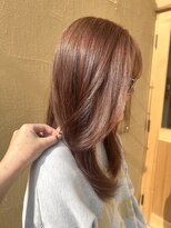 ミュー(miyuu)&nbsp;【春のトレンドカラー】ブリーチなしピンクベージュ