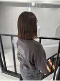 切りっぱなしボブ×オリーブグレージュ by沼尾