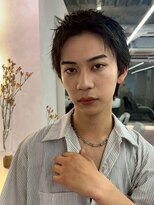 ポーチバイハニー オモテサンドウ(PORCH by HONEY omotesando)&nbsp;アップバング/ソフトスパイキーショート/ブルーブラック3