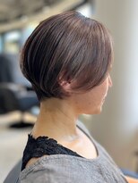 ワンバイジエクト 梅田&nbsp;似合わせショート/細めハイライト/くすみベージュ/ショートボブ