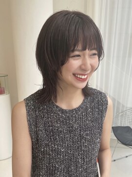 ハイブ 金沢(Hive) ウルフカットレイヤーカットフェイスレイヤーニュアンスカラー