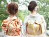 振袖着付け＋ヘアセット￥13,200(※10時以前は早朝料金有・30分/550円)