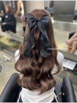 ペレ 栄 アネックス(PELE栄ANNEX)&nbsp;韓国 くびれロング レイヤー ワンホンヘア 小顔前髪