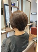大人女性に似合う、髪質改善ショートボブ