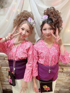 セットサロンエース(Set salon Ace) 盛り髪★サイドアップ